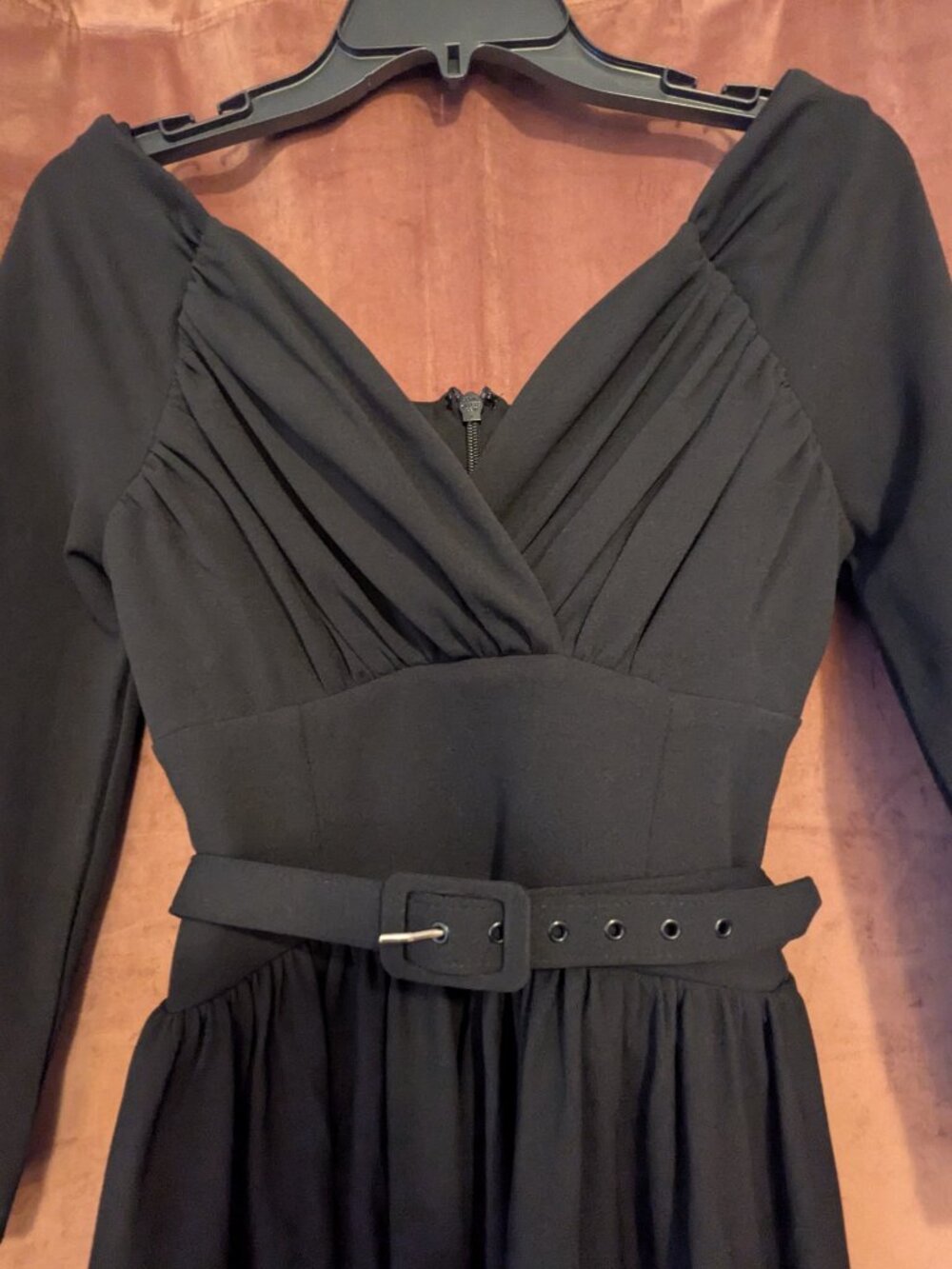 NWT - Vixen by Micheline Pitt Black Starlet Swing Dress - Picture 7 of 9